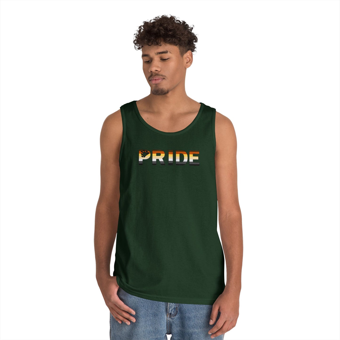 Bear PRIDE Unisex Heavy Cotton Tank Top