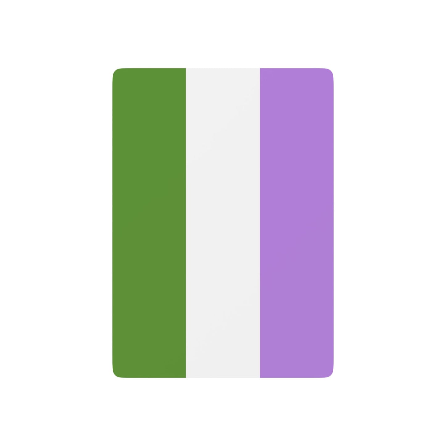 Genderqueer Pride Flag Playing Cards