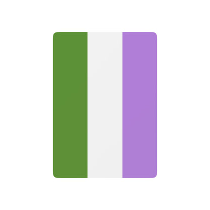 Genderqueer Pride Flag Playing Cards