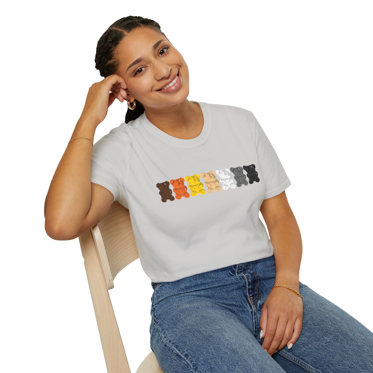 Bear Pride Gummy Bears Unisex Softstyle T-Shirt