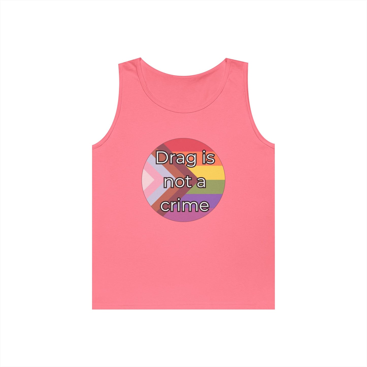 Drag Is Not A Crime Unisex Heavy Cotton Tank Top