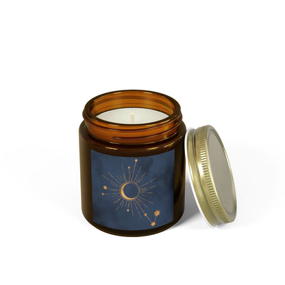 Cosmic Comforts Scented Candles, Coconut Apricot Wax (4oz, 9oz)