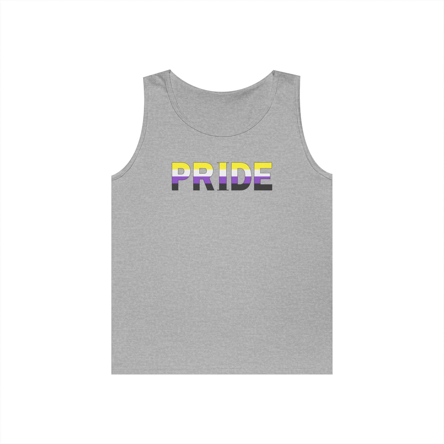 Nonbinary PRIDE Unisex Heavy Cotton Tank Top