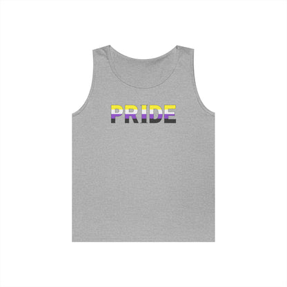 Nonbinary PRIDE Unisex Heavy Cotton Tank Top