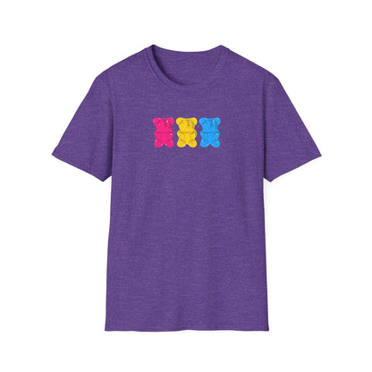 Pansexual Pride Gummy Bears Unisex Softstyle T-Shirt