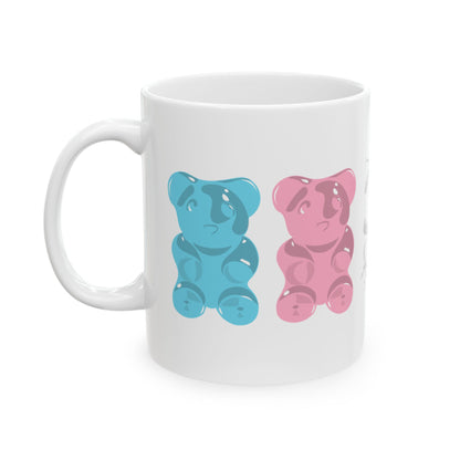 Trans Pride Gummy Bears Coffee Mug (11oz/15oz)