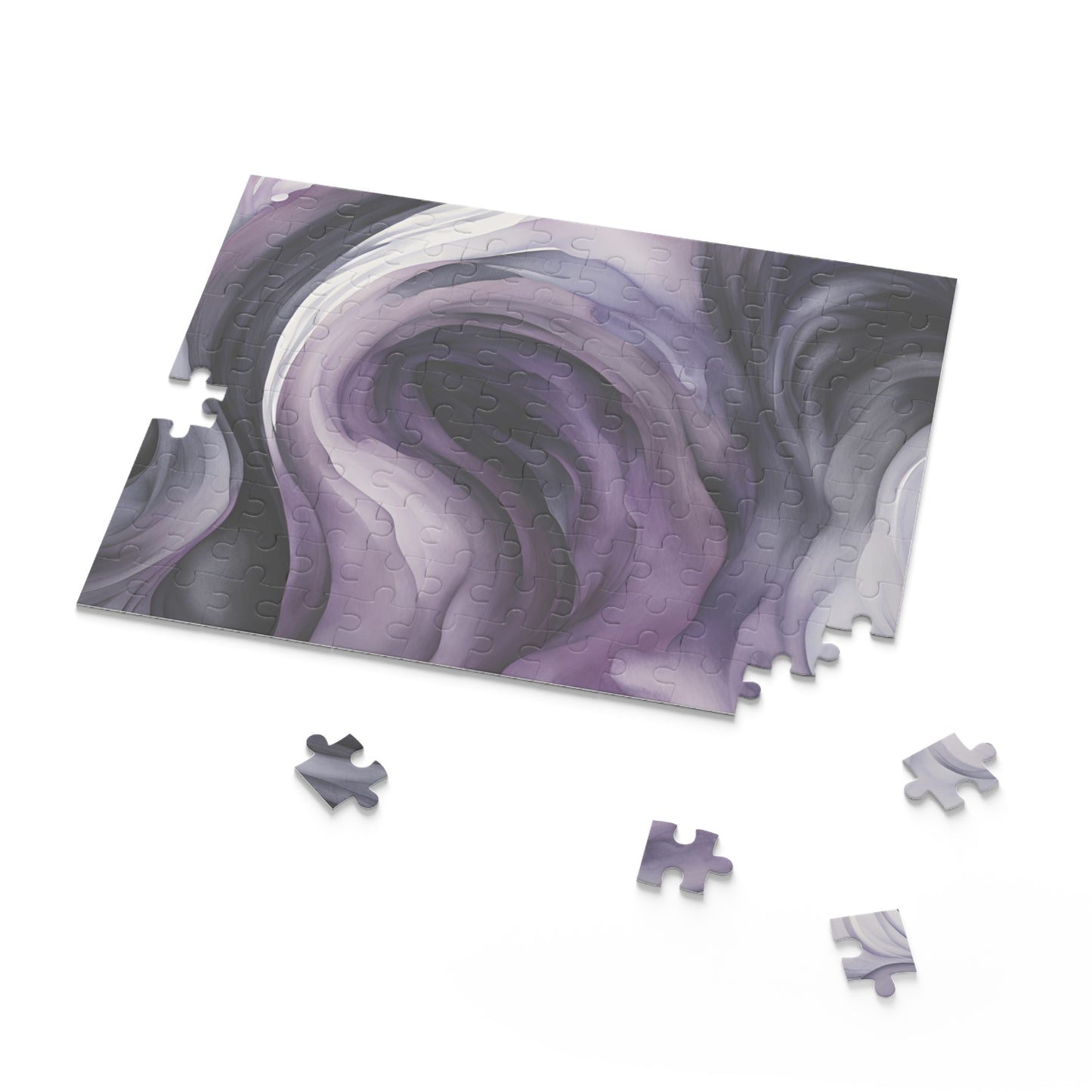 Dark Swirl Watercolor Puzzle (120, 252, 500-Piece)