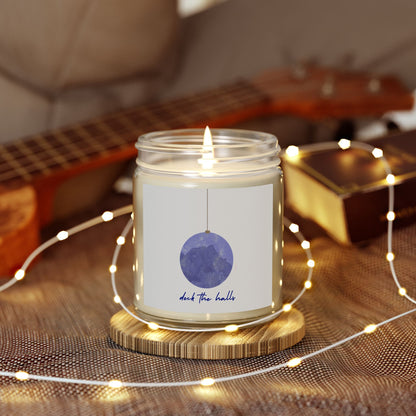 Deck the Halls Scented Candles, Coconut Apricot Wax (4oz, 9oz)
