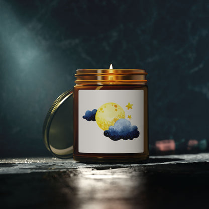 Cosmic Comforts Scented Candles, Coconut Apricot Wax (4oz, 9oz)