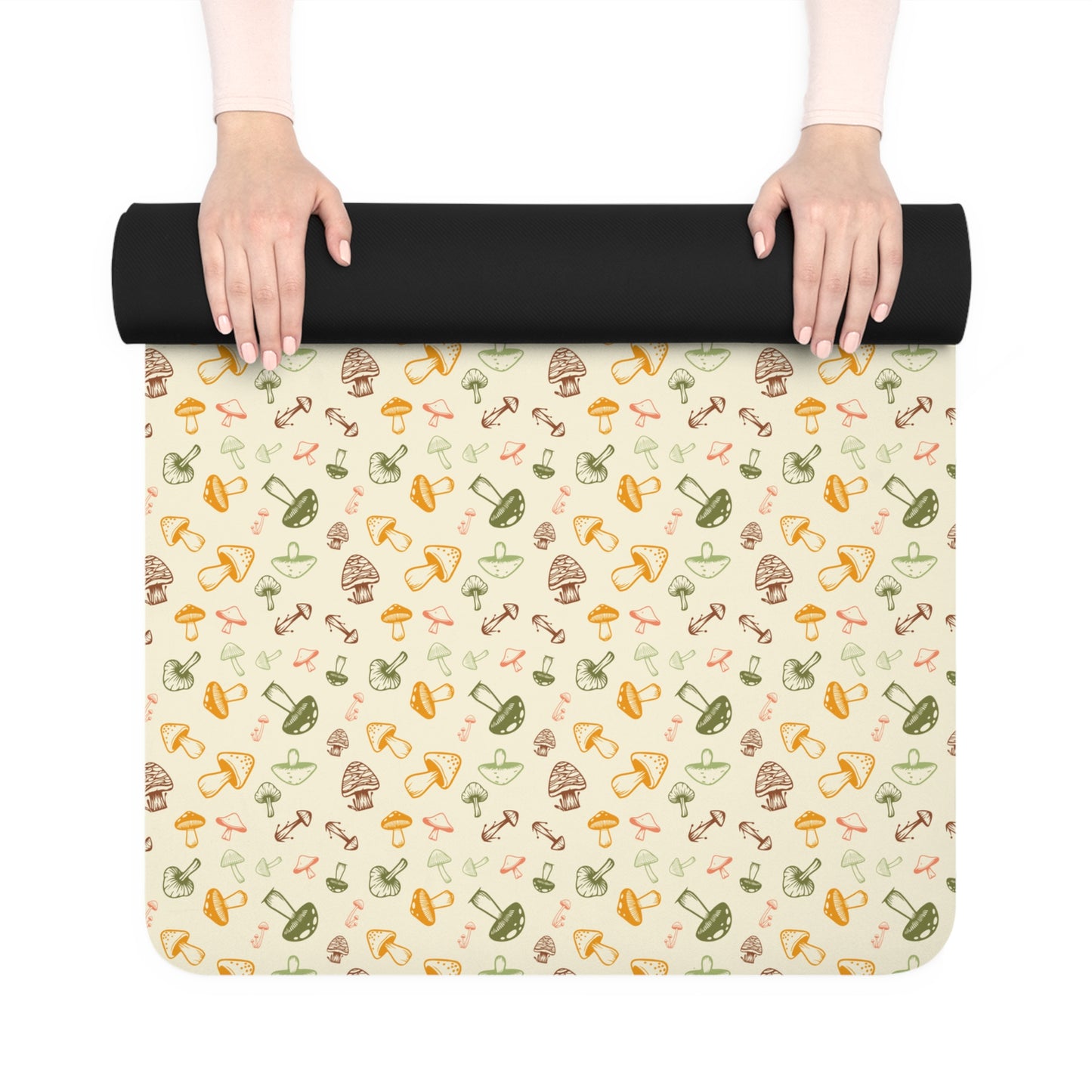 Mushrooms Rubber Yoga Mat