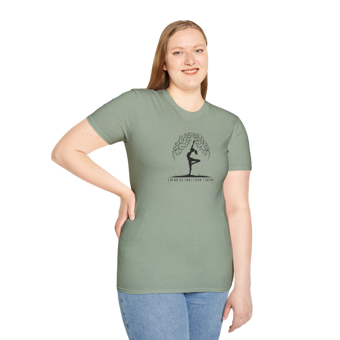 I Bend So That I Don't Break Unisex Softstyle T-Shirt