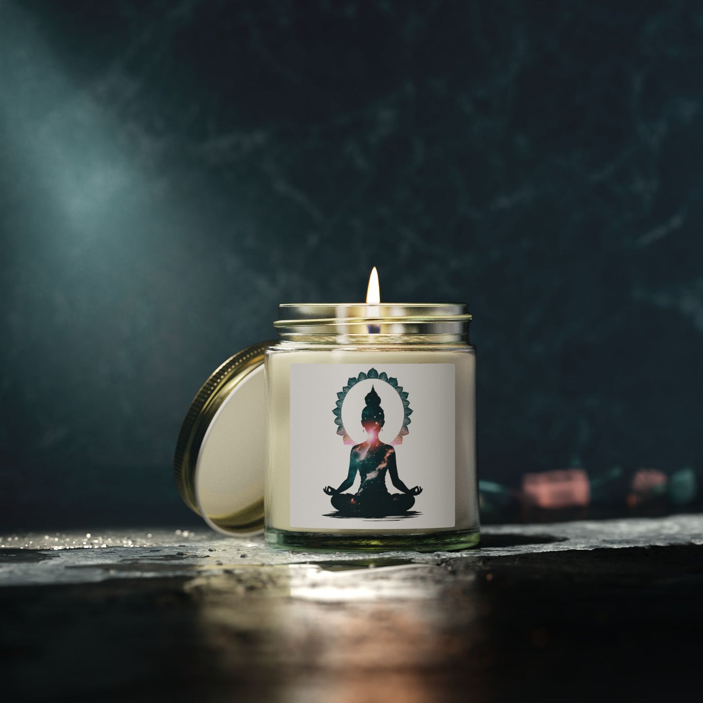 The Universe Within Scented Candles, Coconut Apricot Wax (4oz, 9oz)