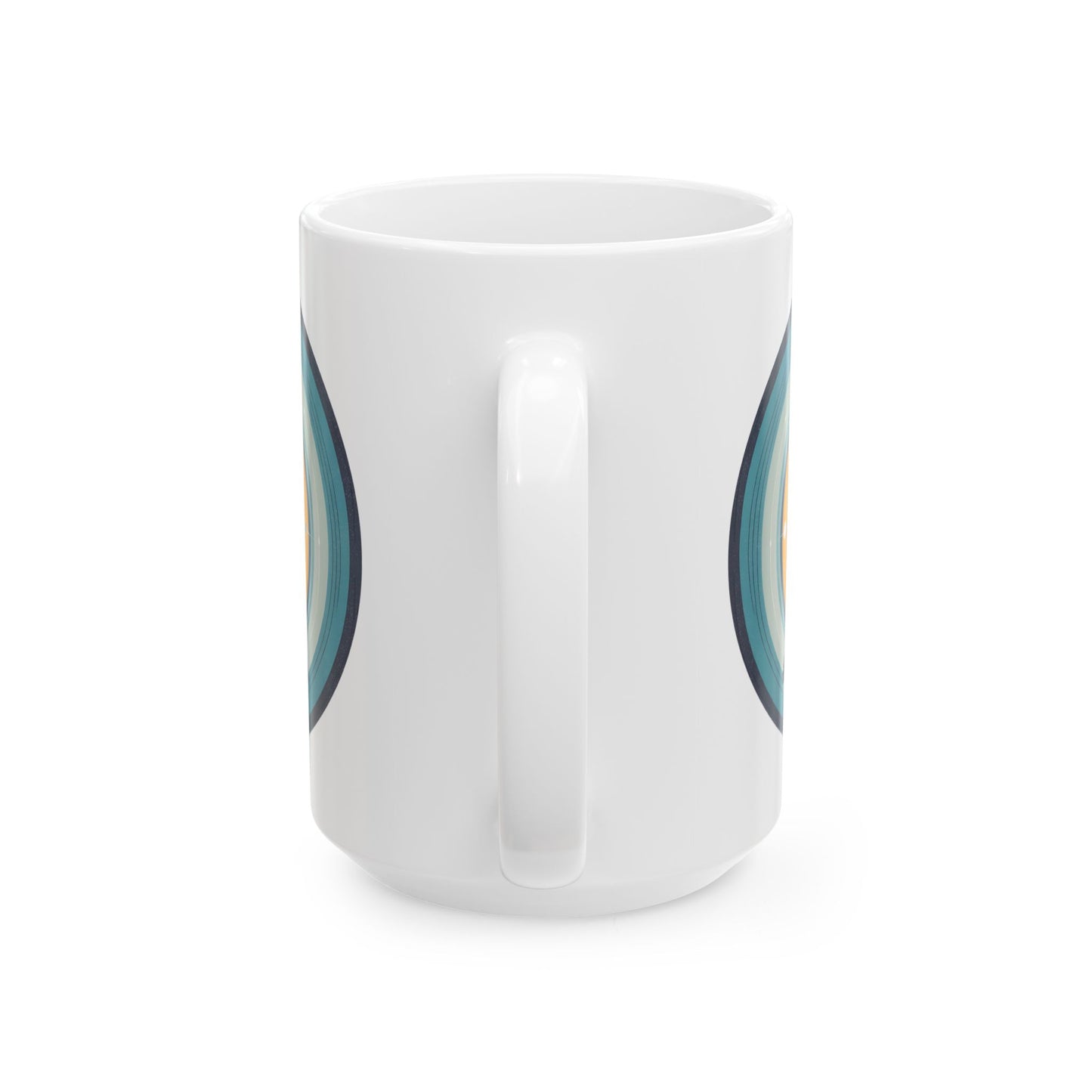 Circle of Meditation Ceramic Mug, (11oz, 15oz)