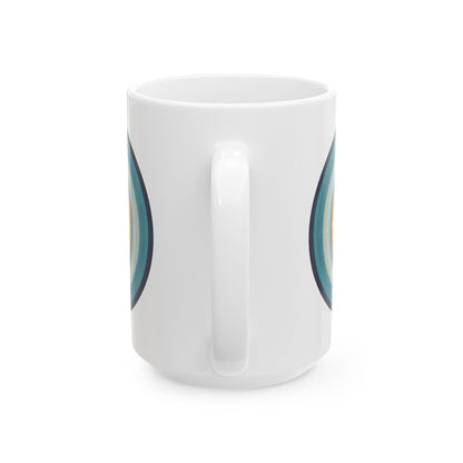 Circle of Meditation Ceramic Mug, (11oz, 15oz)