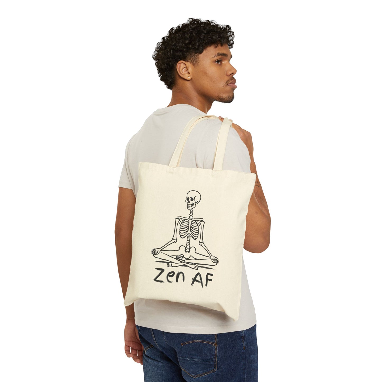 Zen AF Cotton Canvas Tote Bag