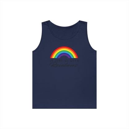 In June We Wear Rainbows Unisex Heavy Cotton Tank Top