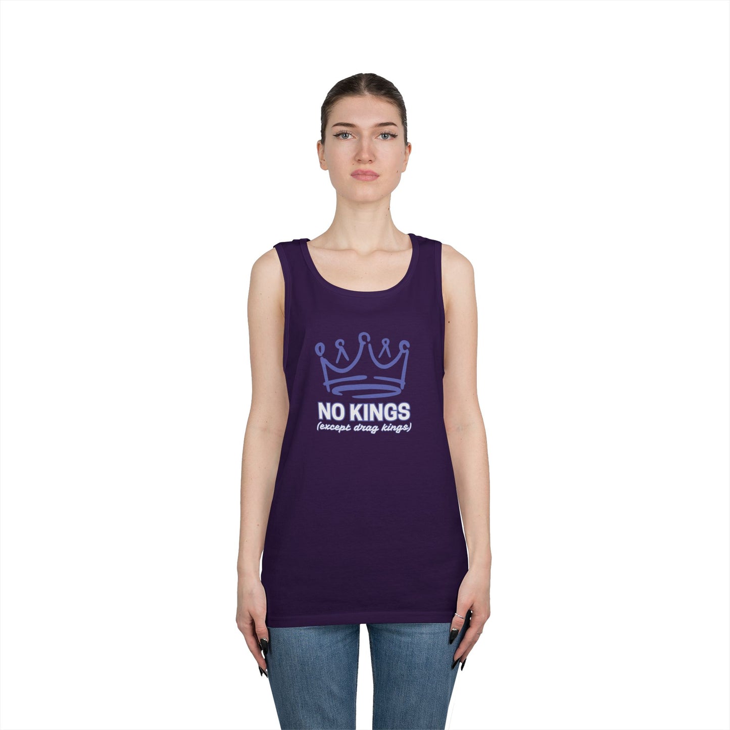 No Kings Except Drag Kings Unisex Heavy Cotton Tank Top