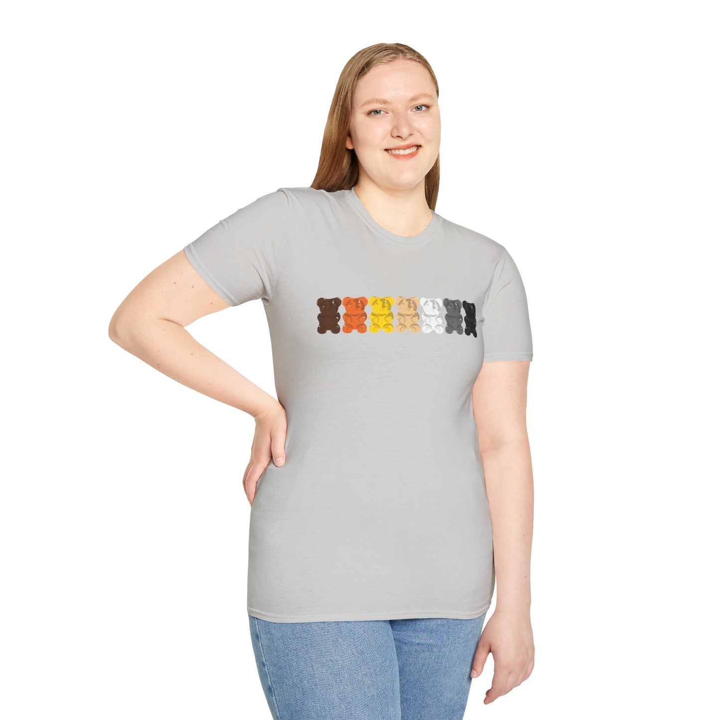 Bear Pride Gummy Bears Unisex Softstyle T-Shirt