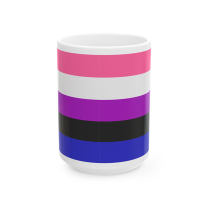 Genderfluid Pride Flag Coffee Mug (11oz/15oz)