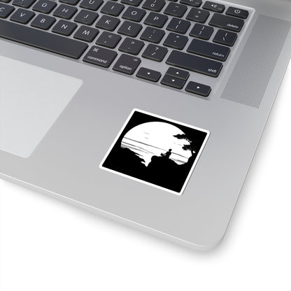 Lakeside Meditation Kiss-Cut Stickers