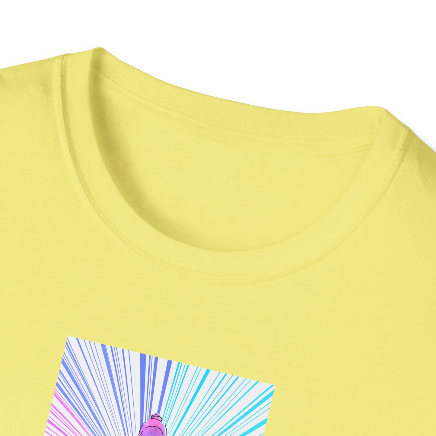Fractal Rainbow Yoga Unisex Softstyle T-Shirt