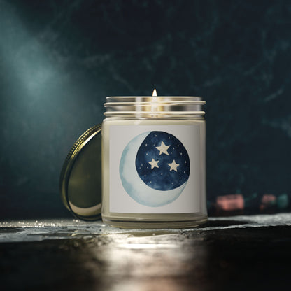 Cosmic Comforts Scented Candles, Coconut Apricot Wax (4oz, 9oz)