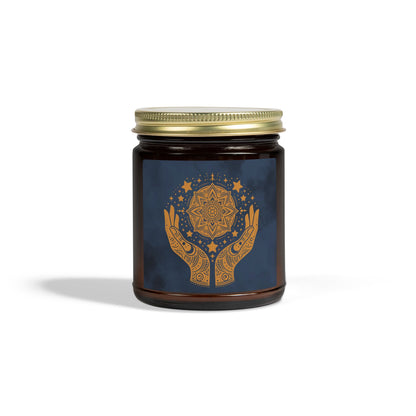 Cosmic Comforts Scented Candles, Coconut Apricot Wax (4oz, 9oz)