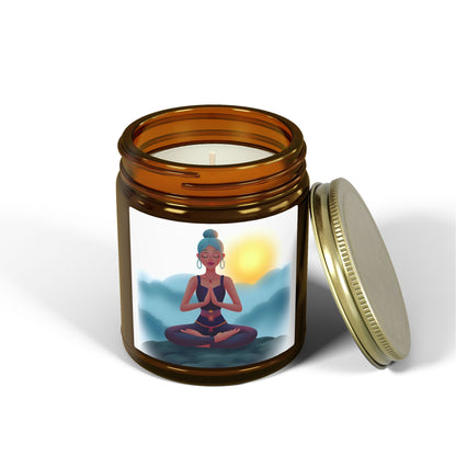 Cloud Meditation Scented Candles, Coconut Apricot Wax (4oz, 9oz)