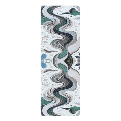 Lotus Swirl Rubber Yoga Mat