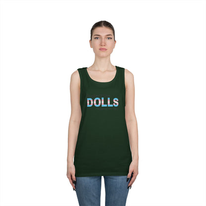 Protect the Dolls Including the Kens Unisex Heavy Cotton Tank Top