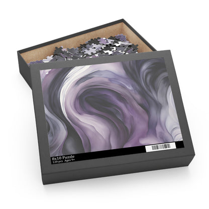 Dark Swirl Watercolor Puzzle (120, 252, 500-Piece)