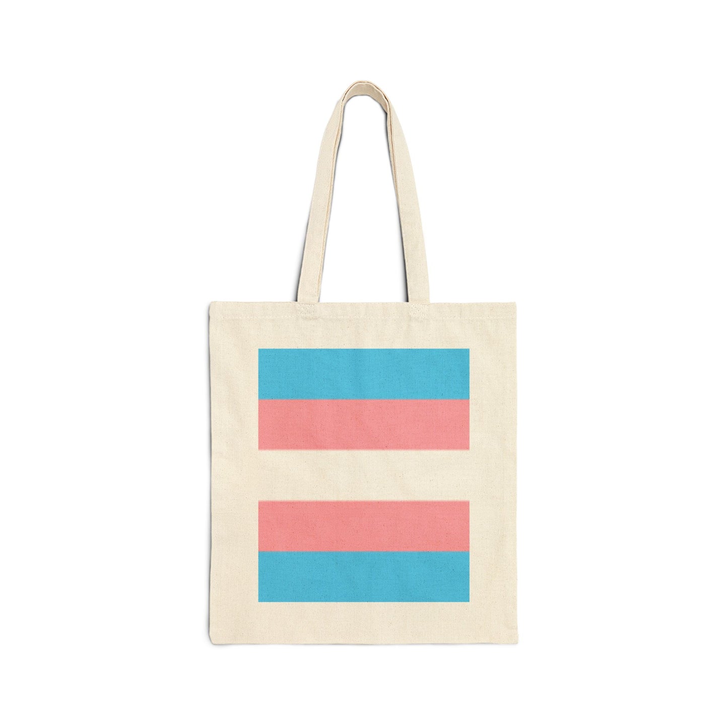 Trans Flag Pride Canvas Tote