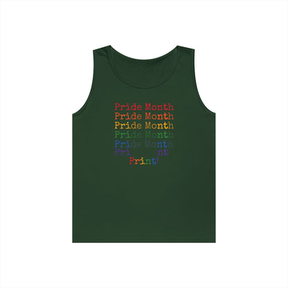 Pride Month PRINT Unisex Heavy Cotton Tank Top