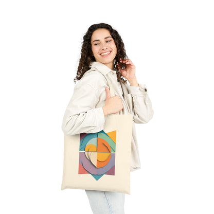 Yoga Mindfulness Cotton Canvas Tote Bag