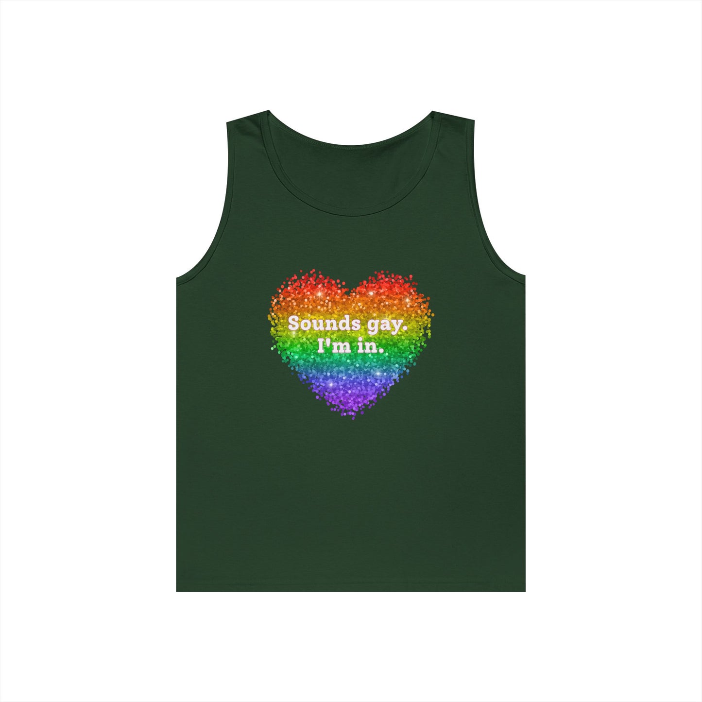 Sounds Gay I'm In Unisex Heavy Cotton Tank Top