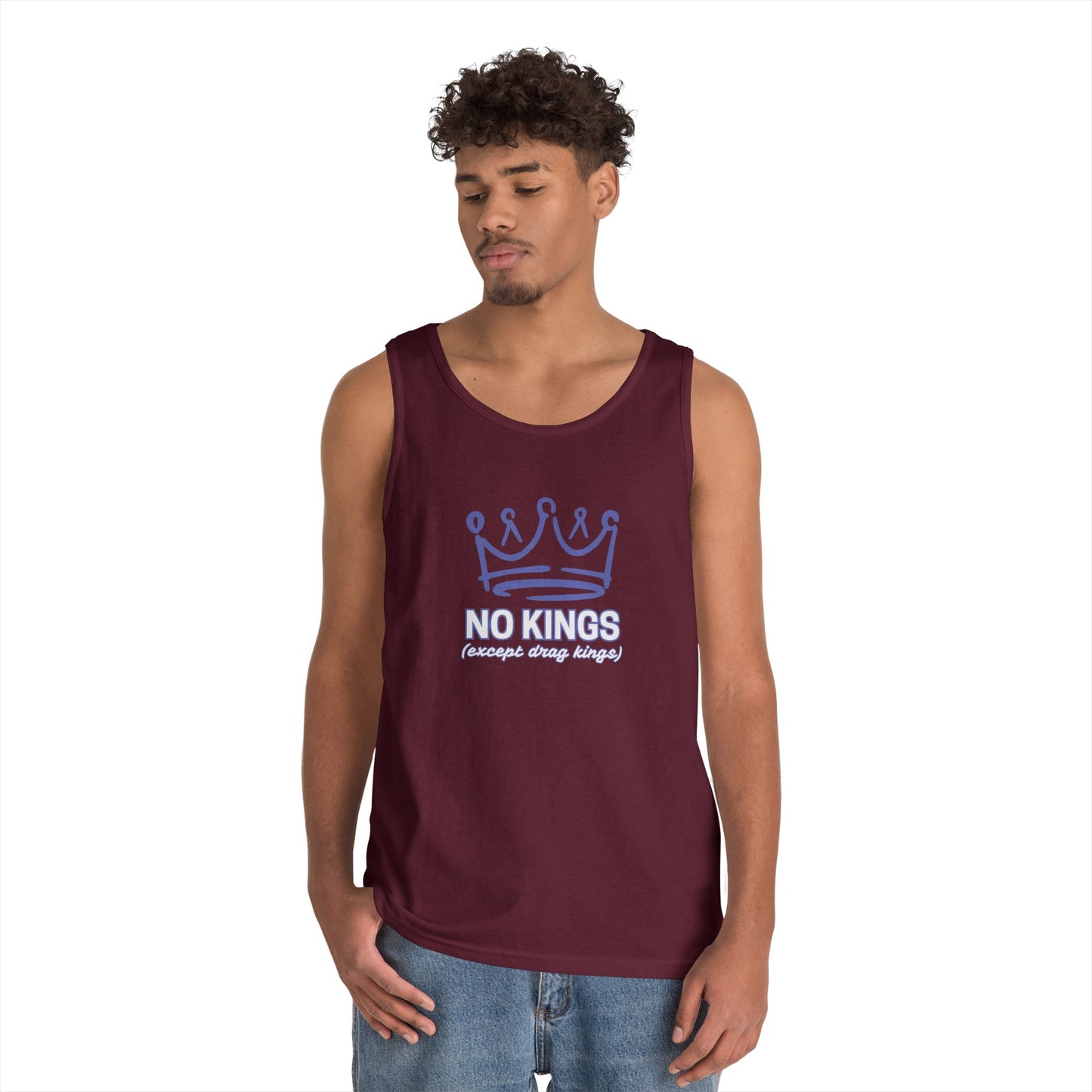 No Kings Except Drag Kings Unisex Heavy Cotton Tank Top