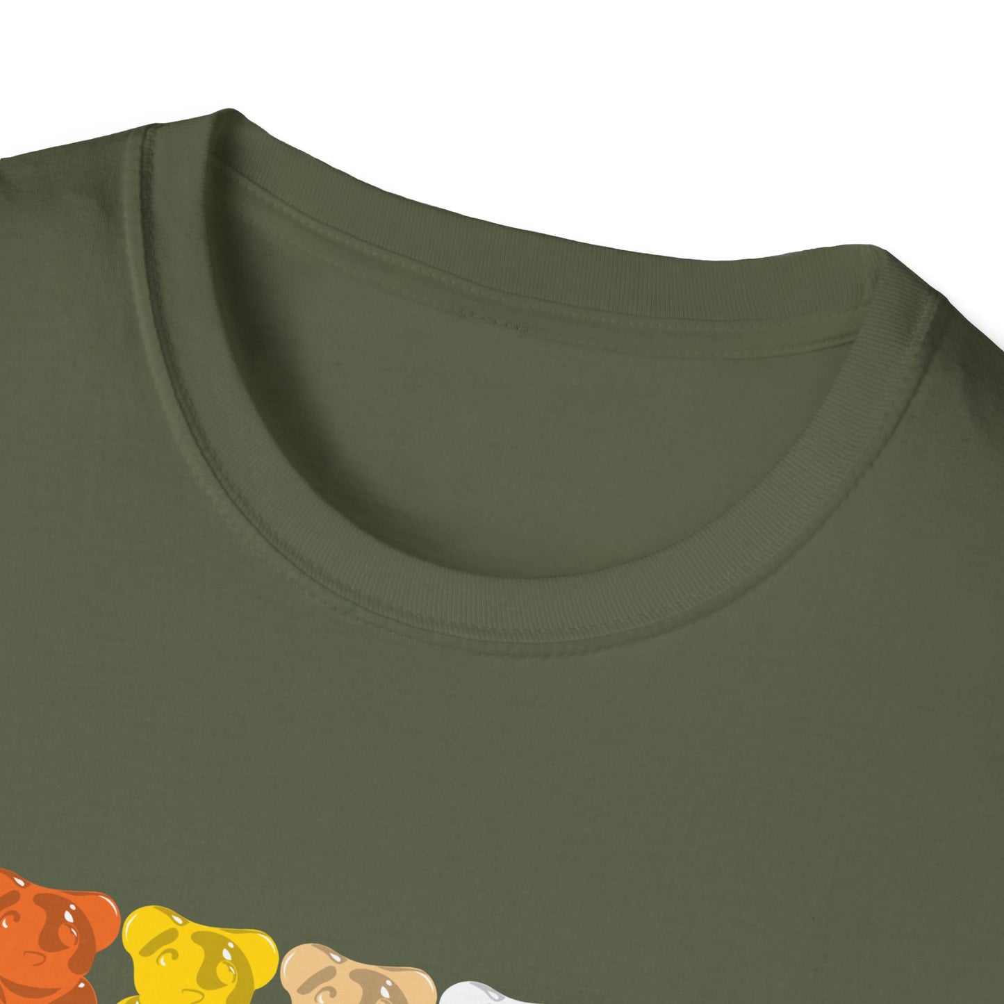 Bear Pride Gummy Bears Unisex Softstyle T-Shirt