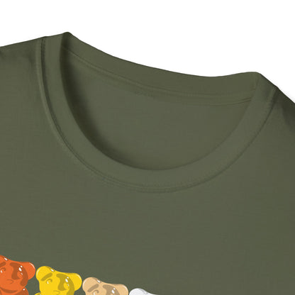 Bear Pride Gummy Bears Unisex Softstyle T-Shirt