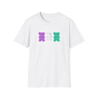 Genderqueer Pride Gummy Bears Unisex Softstyle T-Shirt