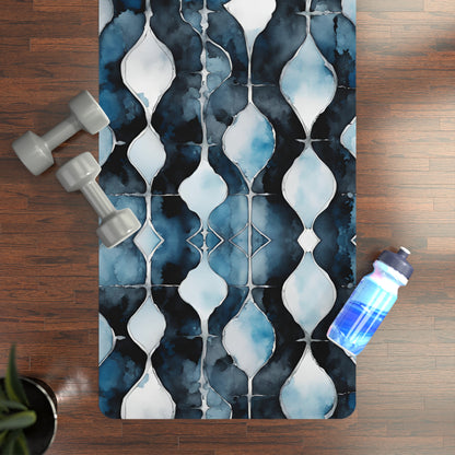 Watercolor Chain Rubber Yoga Mat