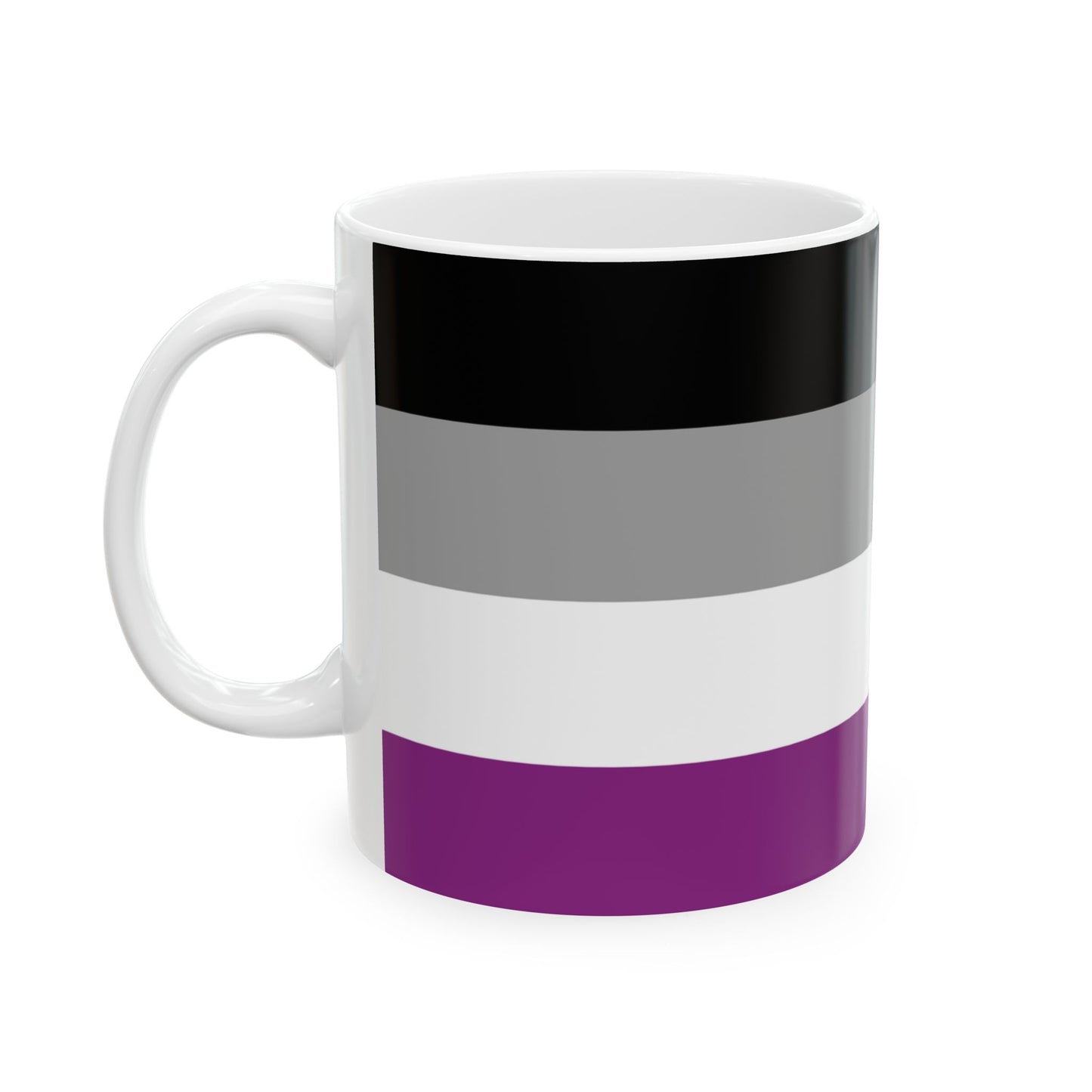 Asexual Pride Flag Coffee Mug (11oz/15oz)