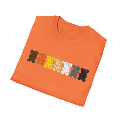 Bear Pride Gummy Bears Unisex Softstyle T-Shirt