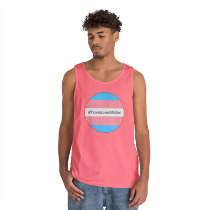 Trans Lives Matter Unisex Heavy Cotton Tank Top