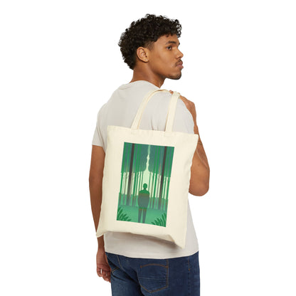 Forest of Mindfulness Cotton Canvas Tote Bag