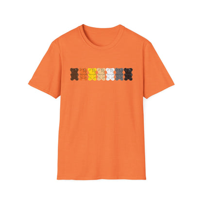 Bear Pride Gummy Bears Unisex Softstyle T-Shirt