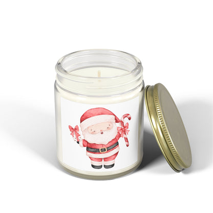Santa Claus Scented Candles, Coconut Apricot Wax (4oz, 9oz)