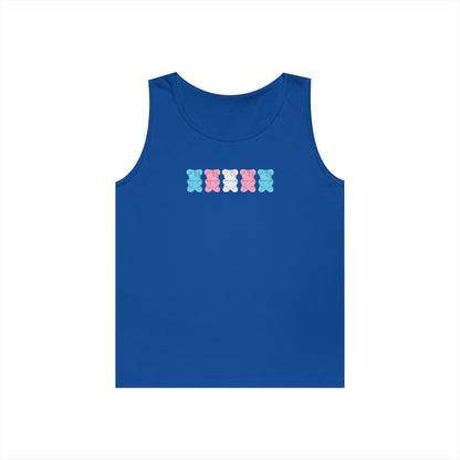 Trans Pride Gummy Bears Unisex Heavy Cotton Tank Top
