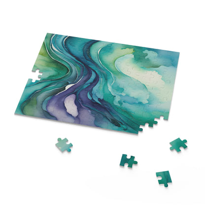 Watercolor Waves Puzzle (120, 252, 500-Piece)