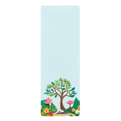 Tree of Life Rubber Yoga Mat