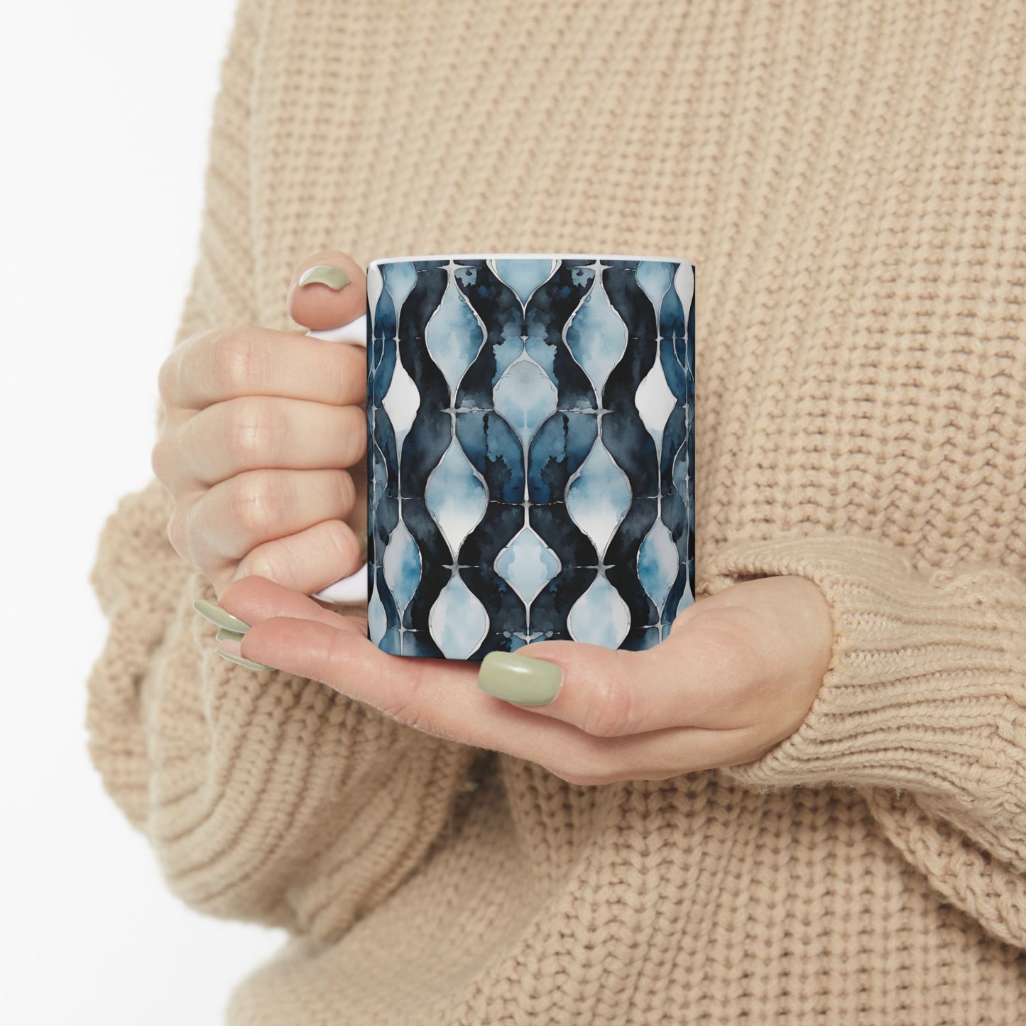 Watercolor Links Ceramic Mug, (11oz, 15oz)